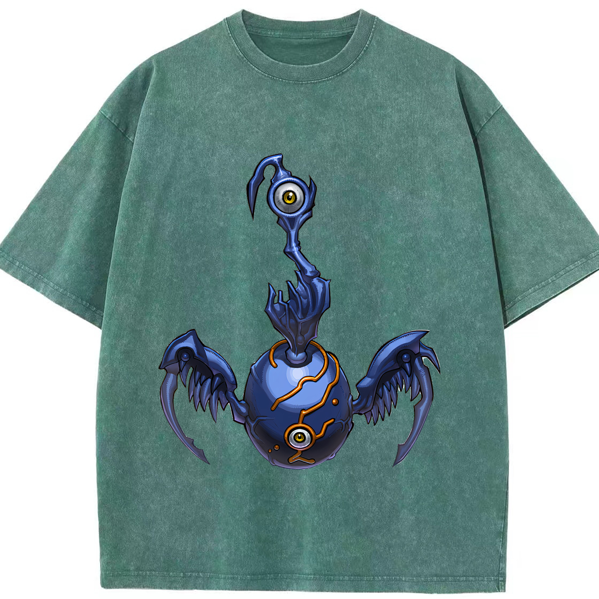 （画像用） 遊☆戯☆王 Yu-Gi-Oh! 綿100% ヴィンテージ風 半袖Tシャツ（フロントプリント）
